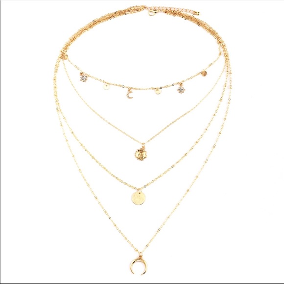 Womens necklace multi layered boho beach 🏖 - Picture 4 of 7